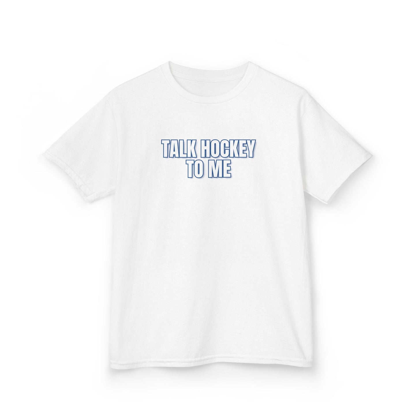 Talk Hockey To Me Kids T-Shirt