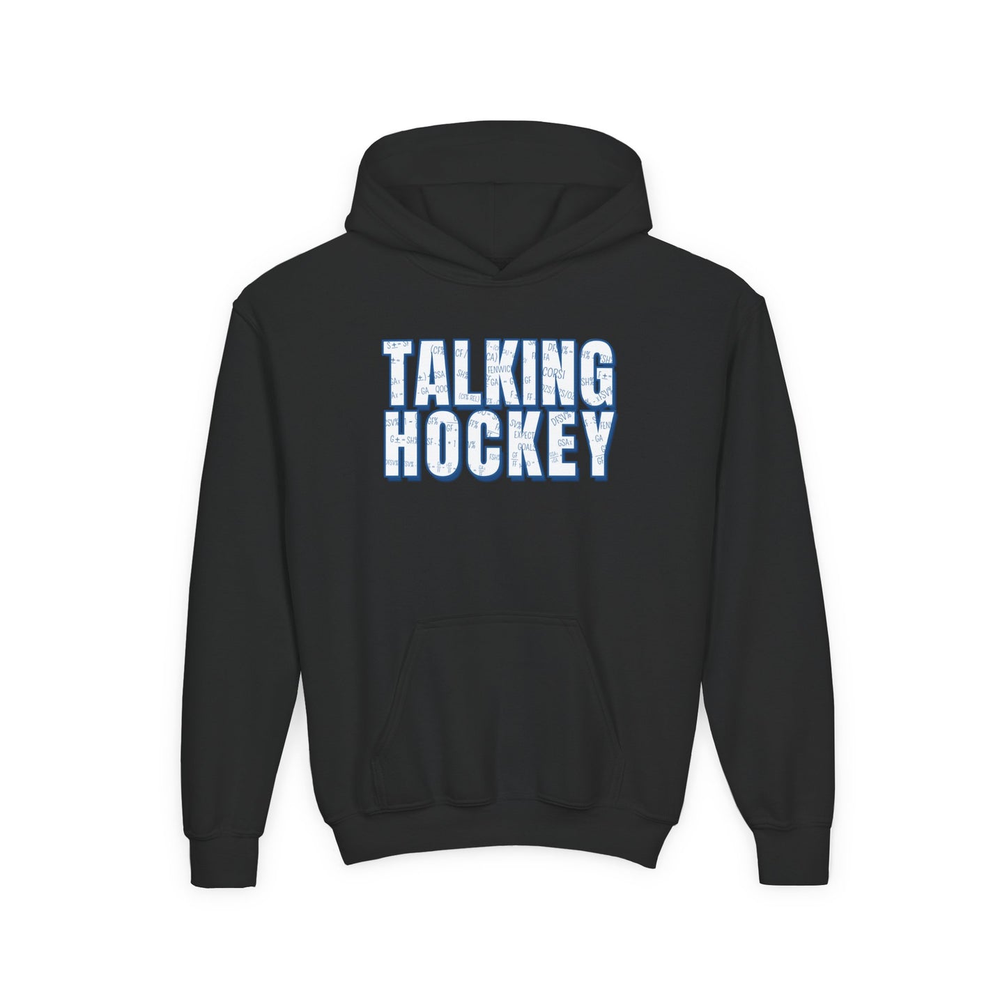Hockey Analytics Graffiti Kids Hoodie
