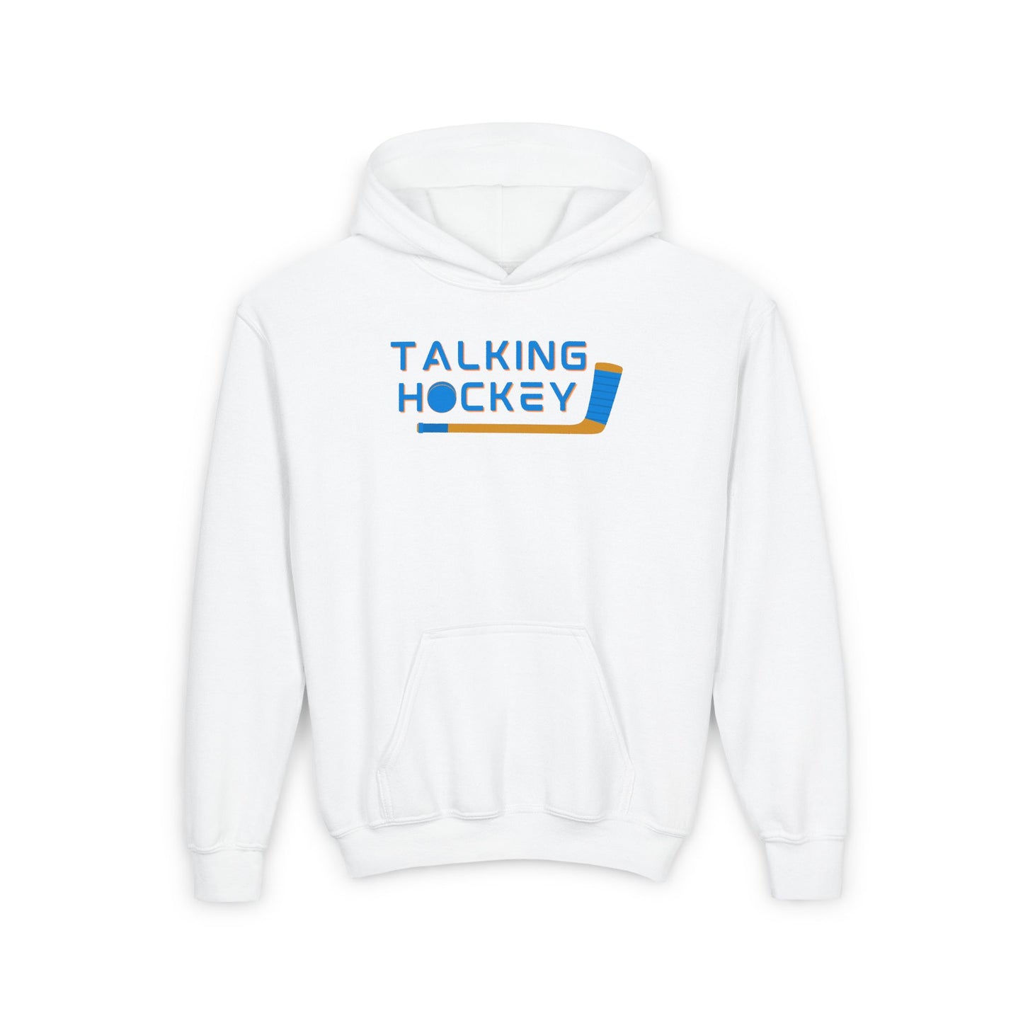 Talking Hockey Alt Logo Kids Hoodie