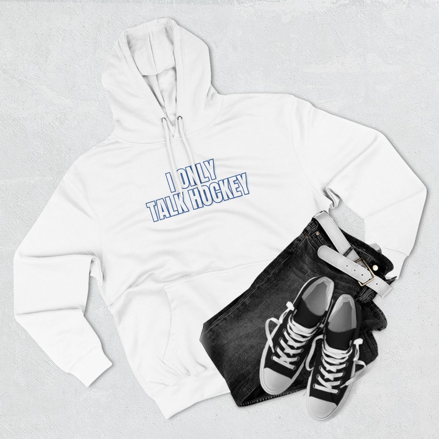 I Only Talk Hockey Hoodie