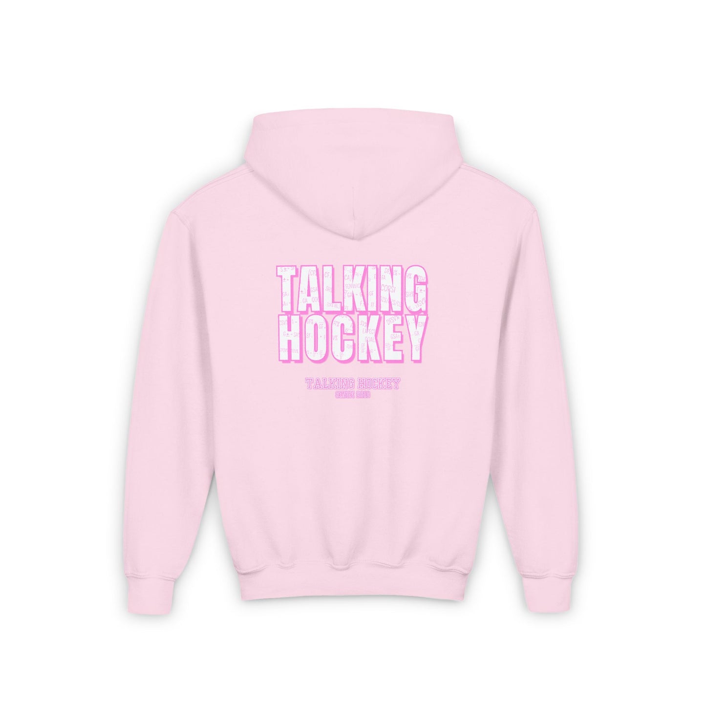 Talking Hockey Since 2019 Kids Hoodie