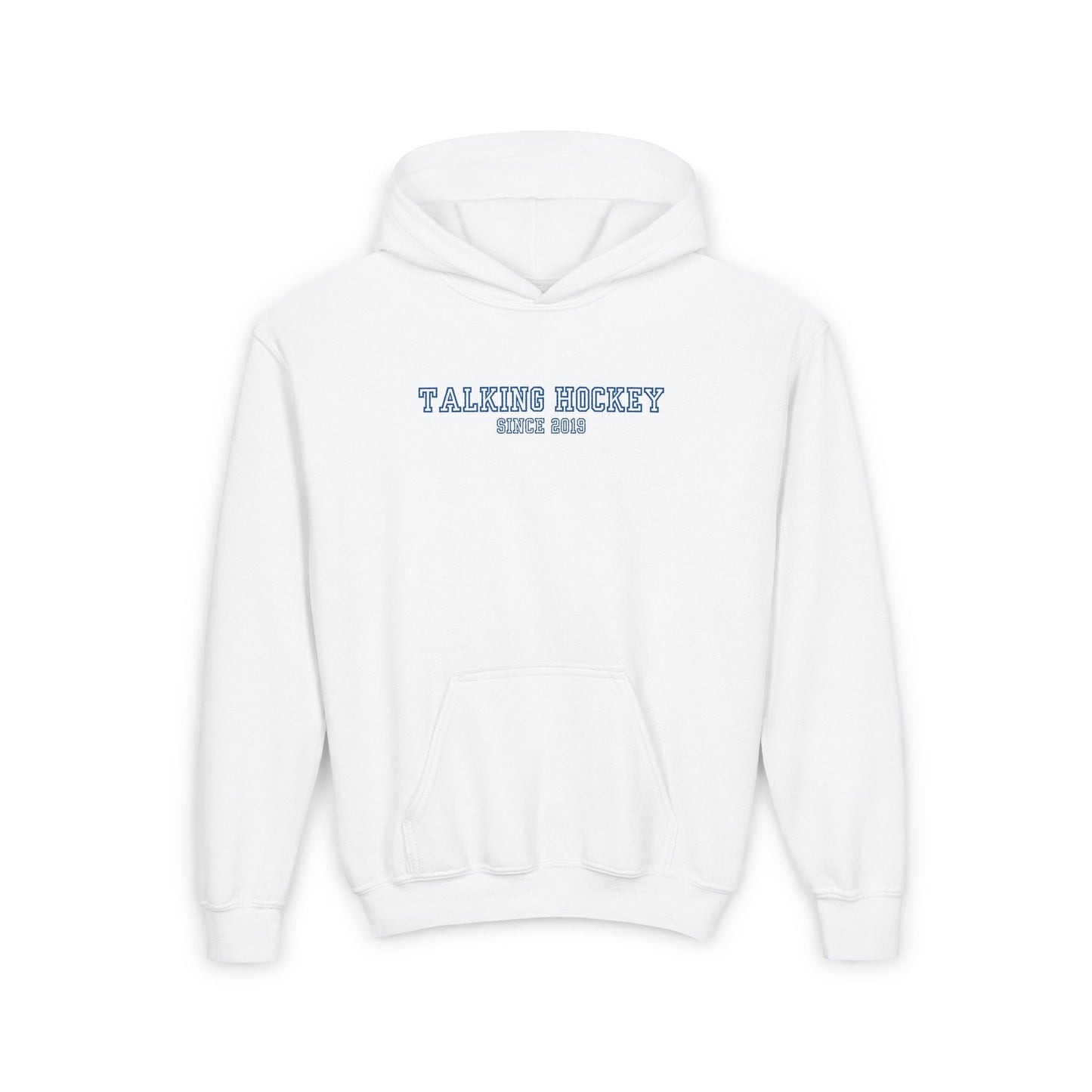 Talking Hockey Since 2019 Kids Hoodie