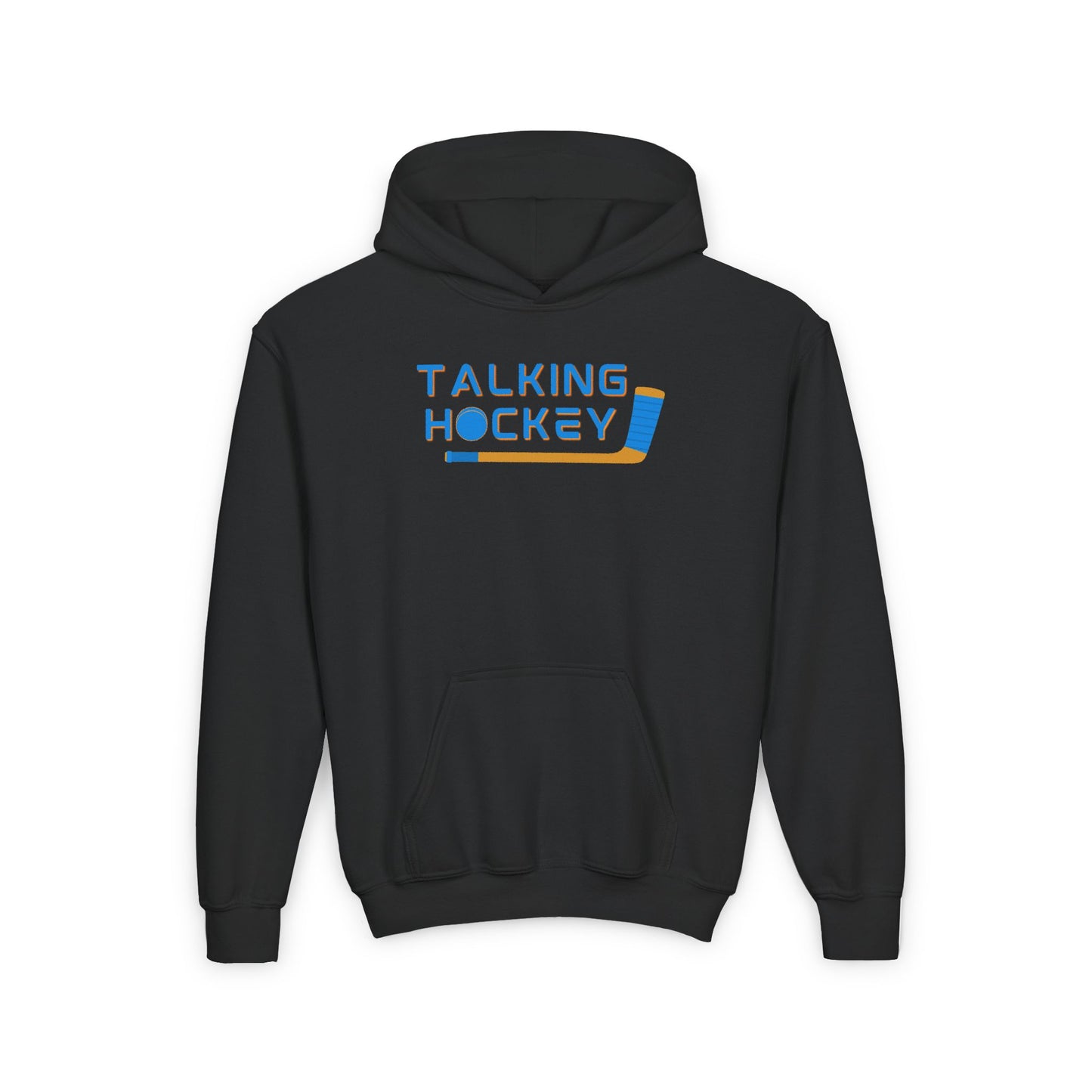 Talking Hockey Alt Logo Kids Hoodie