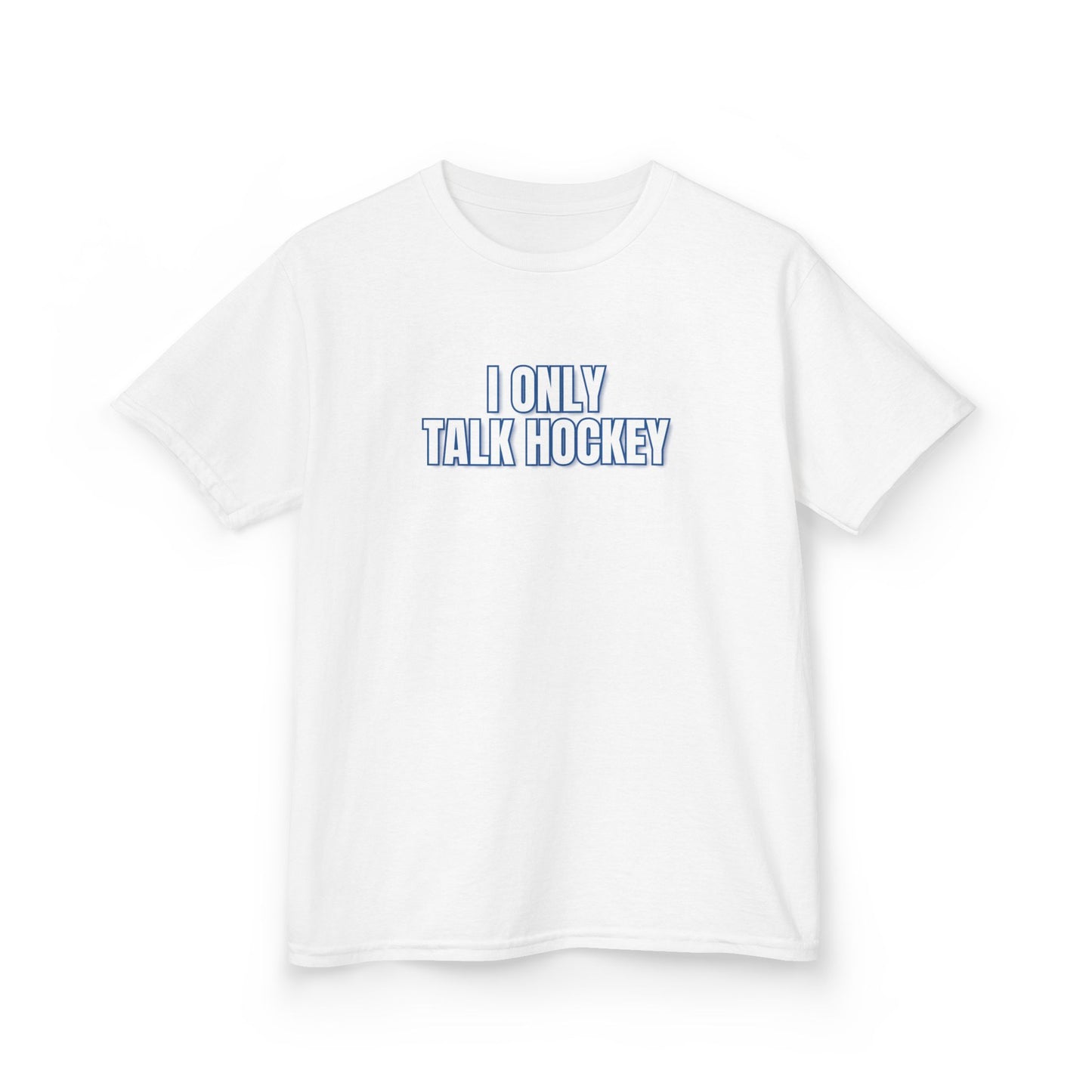 I Only Talk Hockey Kids T-Shirt