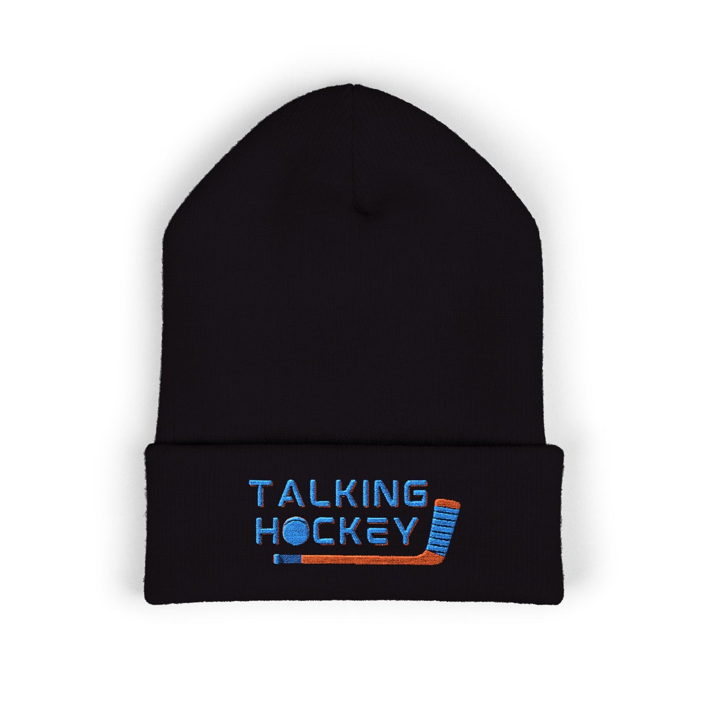 Talking Hockey Alt Logo Black Beanie