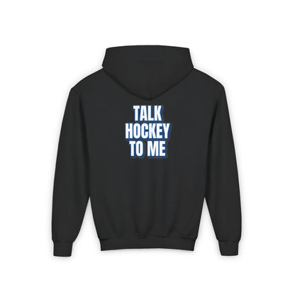 Talking Hockey Alt Logo Kids Hoodie