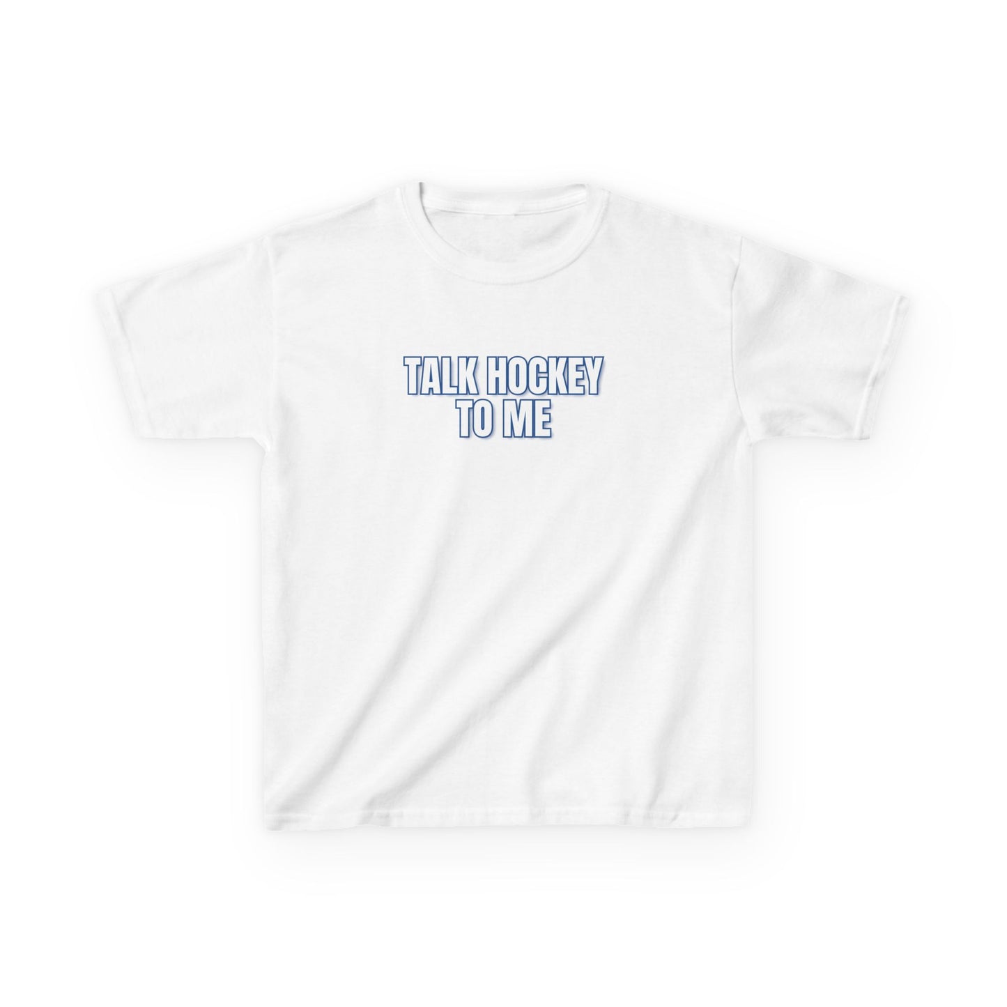 Talk Hockey To Me Kids T-Shirt