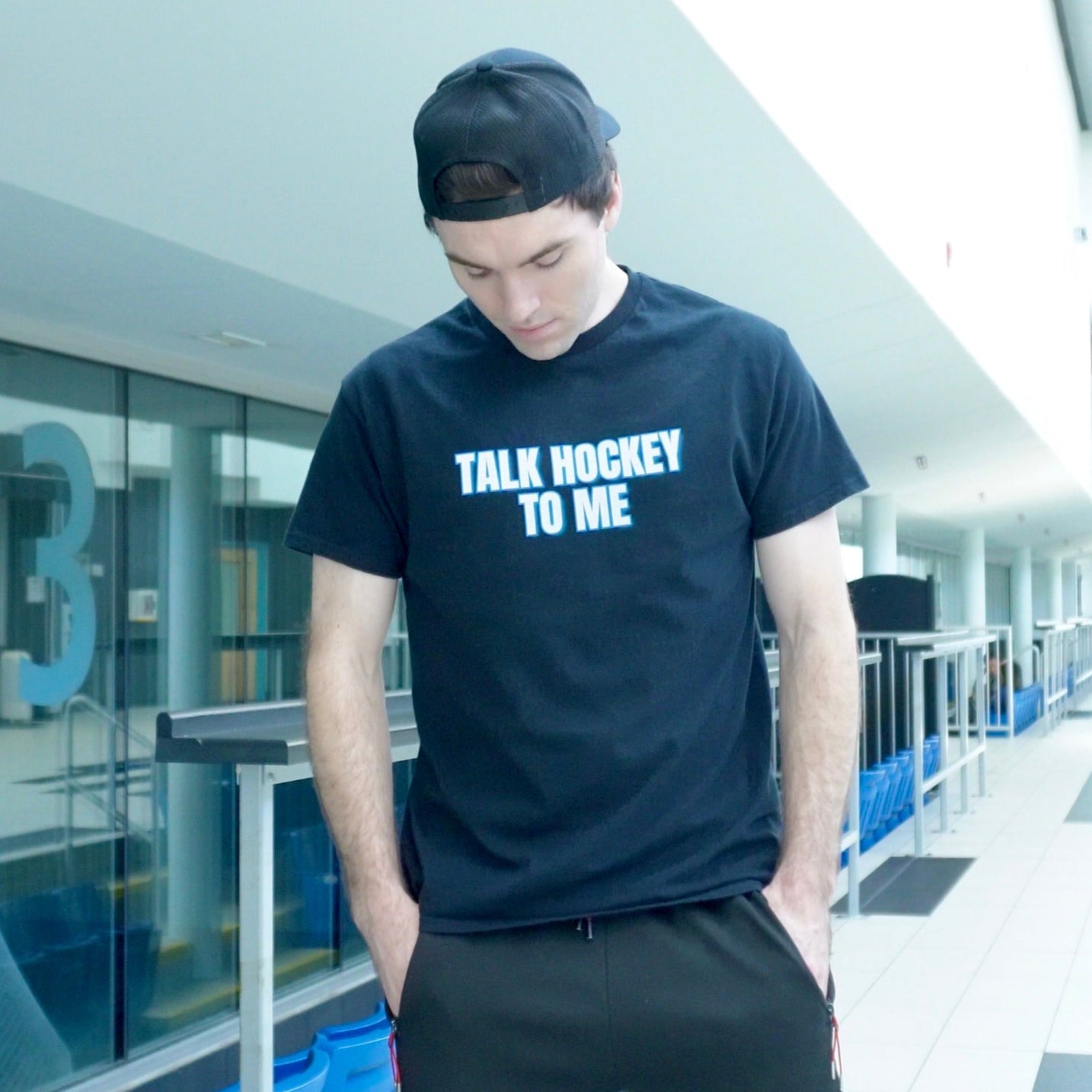 Talk Hockey To Me Kids T-Shirt