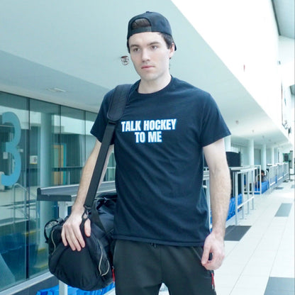 Talk Hockey To Me Kids T-Shirt