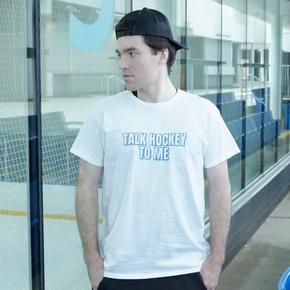 Talk Hockey To Me Kids T-Shirt